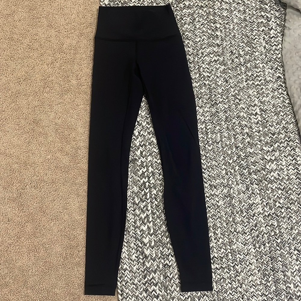 Black Lulu lemon leggings size 2